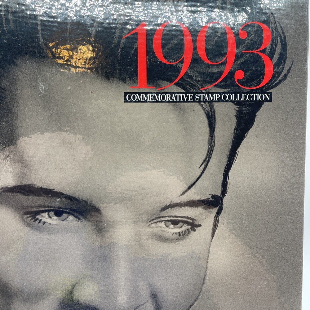 1993 USPS Commemorative Stamp Collection Yearbook Book Elvis No Stamps