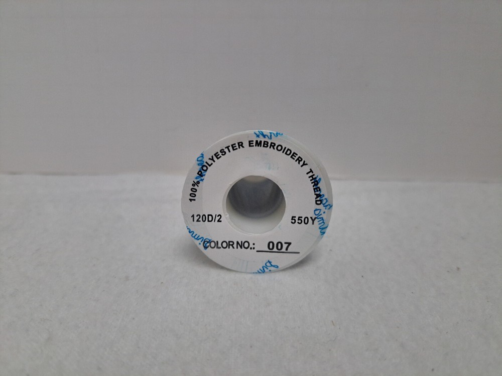 Simthread Embroidery Thread (5500 Yards) - Prussian Blue #007 (Sealed)