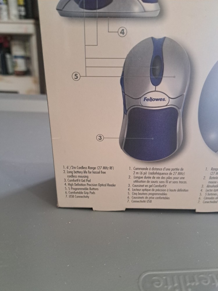 Fellowes 98904 Wireless Optical Mouse
