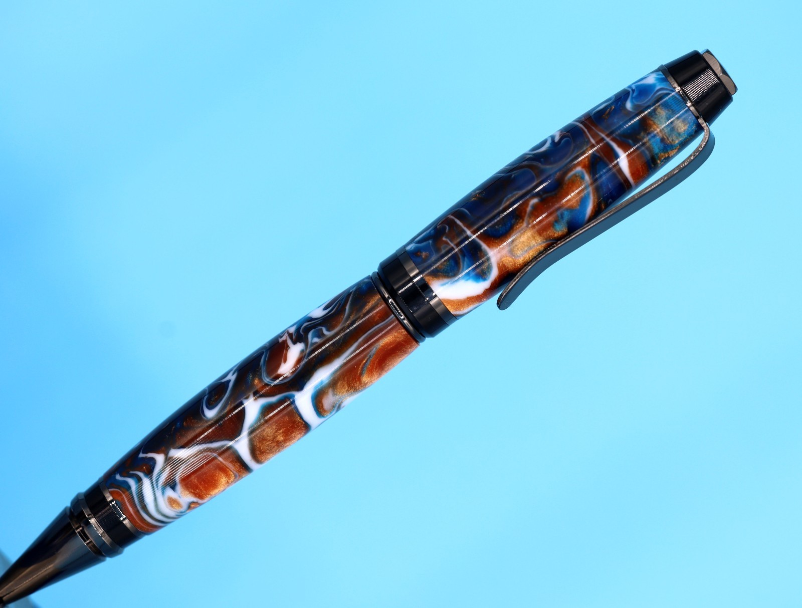 Popular Classic Cigar Ballpoint Pen in Gunmetal with Copper Canyon Color #129