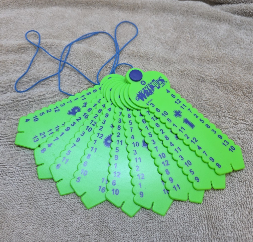 Wrap Up Math Green Addition Math Facts Fluency Learning Tool Hands on