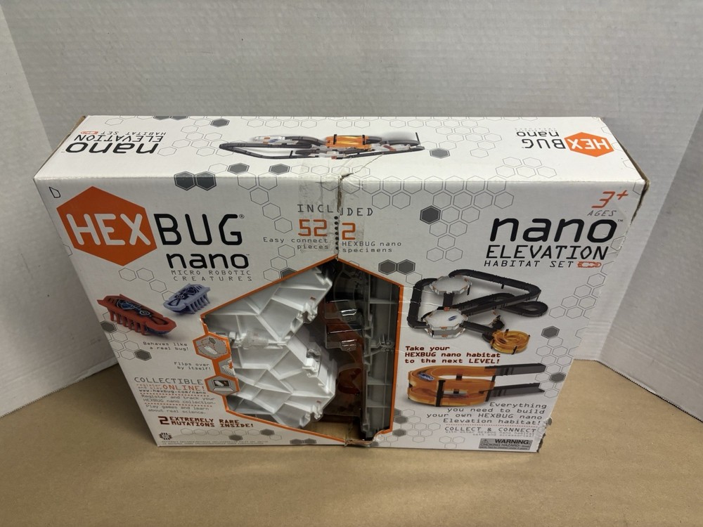 Hex Bug Nano Elevation Habitat Set 52 Pieces & Two Mutant Specimen EUC