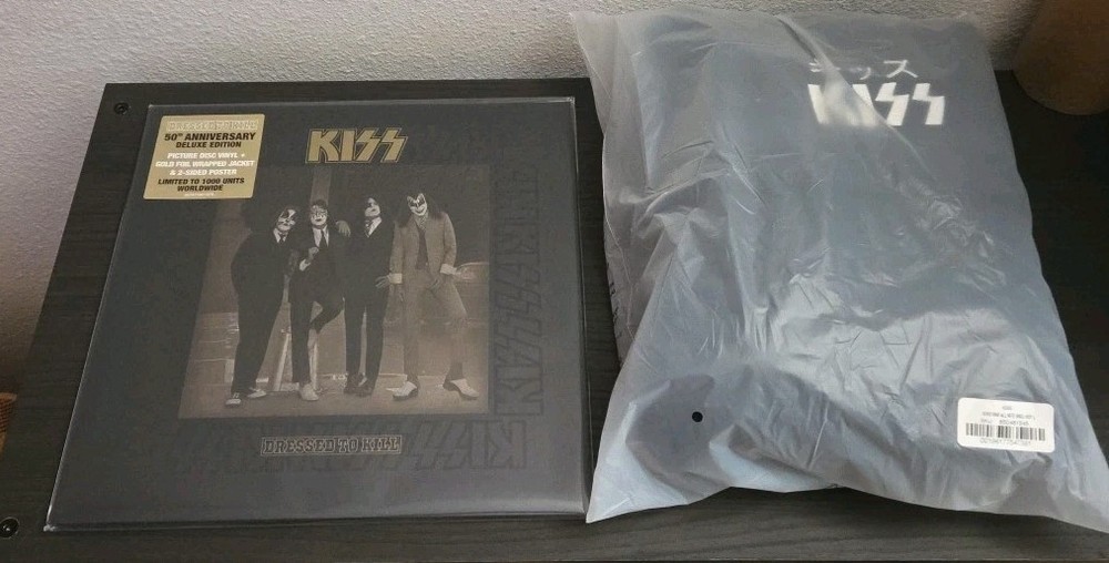 KISS DRESSED TO KILL 50TH ANNIVERSARY DELUXE PICTURE DISC LE/1000 Sz L SHIPS NOW