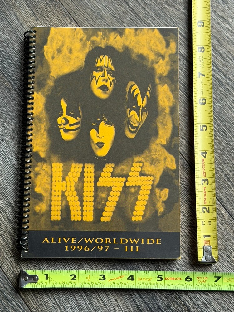 KISS Program Tour Itinerary Book 3 Alive Reunion Concert Tour Oct-Nov Vintage