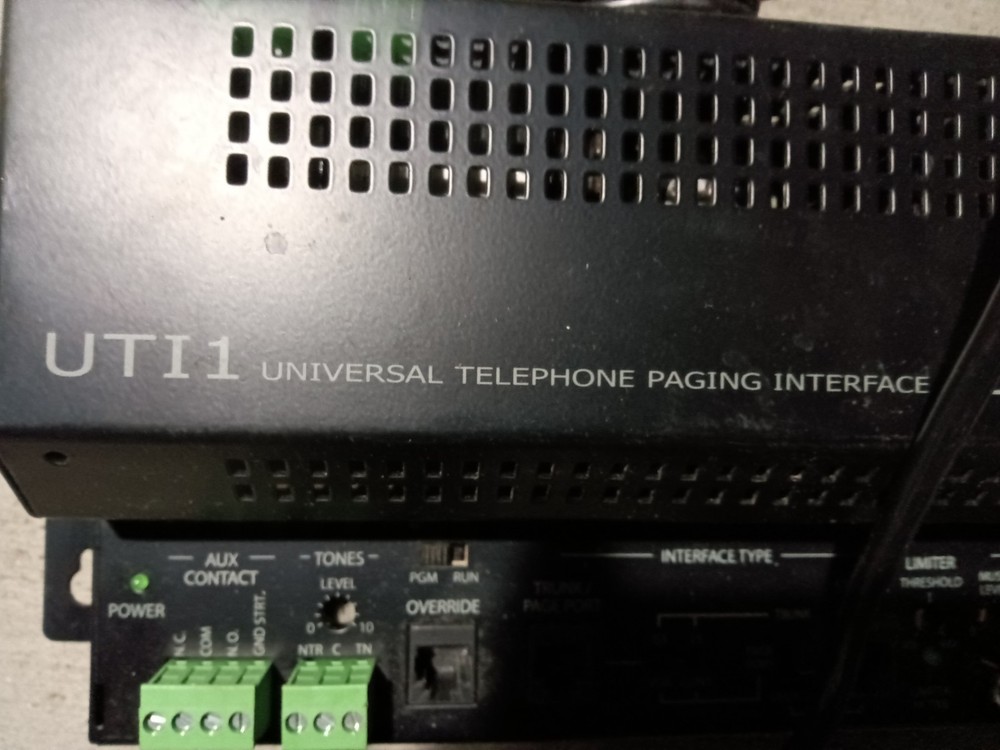 Bogen UTI1 Single Zone Paging Controller