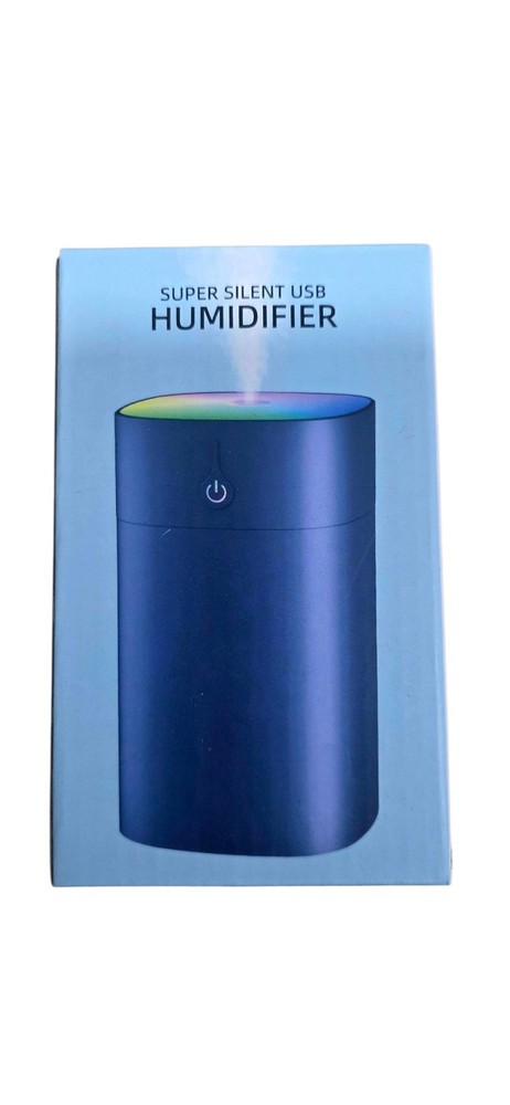 Super Silent USB Mini Humidifier & Aroma Diffuser - Portable Cool Mist - Gray