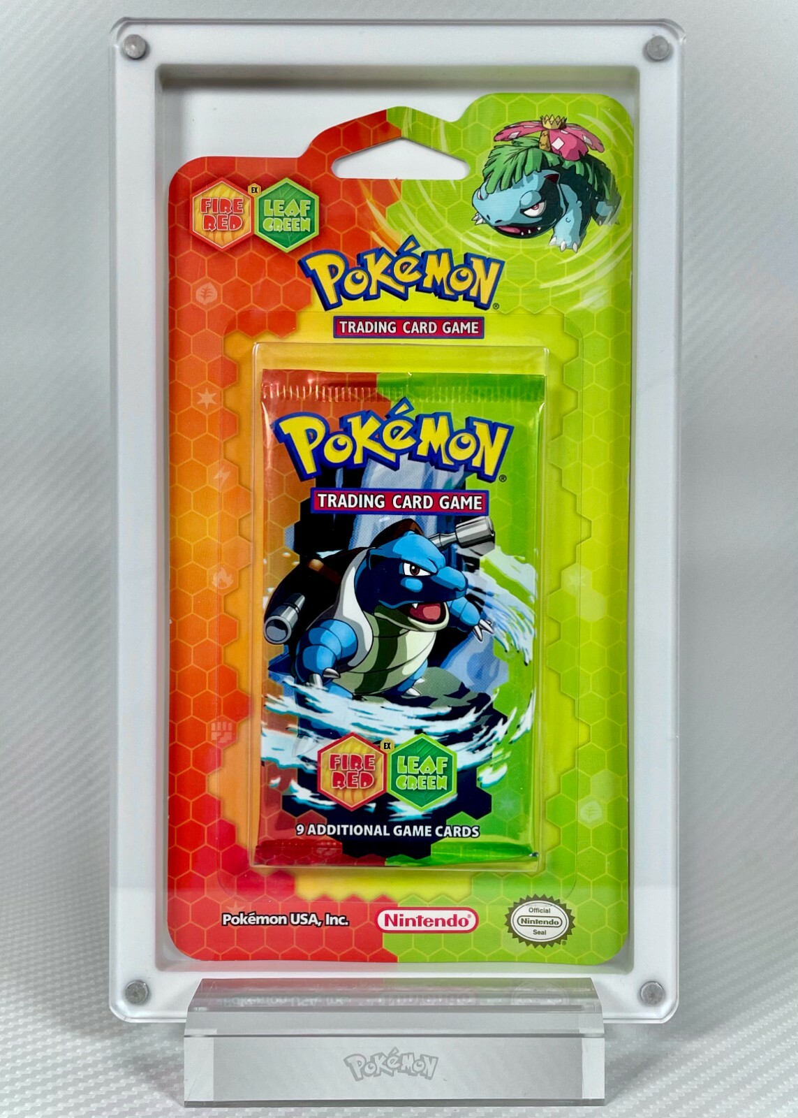 Pokemon Booster BLISTER Pack Acrylic CASE Protective Magnetic display Case