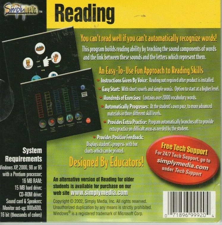 Phonics Based Reading (2002 CD-ROM)