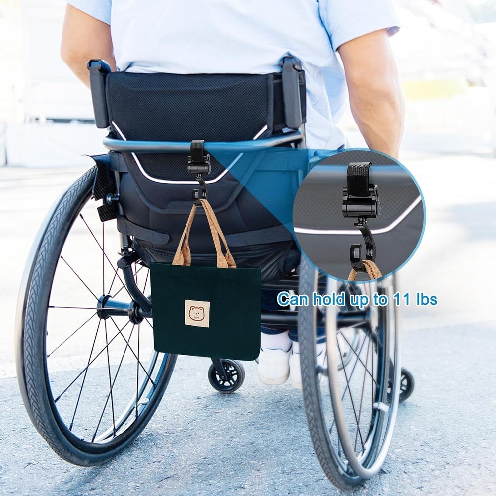 Multi-Functional Walker & Wheelchair Cup Holder with Phone Hook - Durable Design