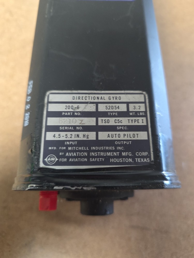 Mitchell 200-6 Directional Gyro