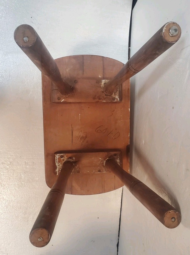 Vintage American Maple 2 Tier Accent Side Table