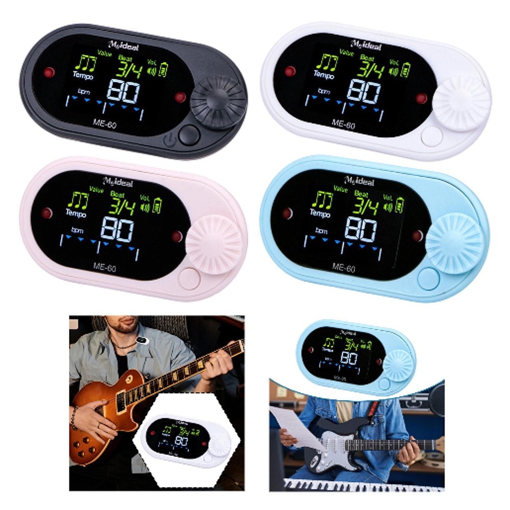 Digital Metronome Tuner Vocal Counting Beat Speed Adjustable Multipurpose