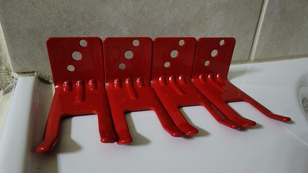(4) 10LB  New UNIVERSAL Fire Extinguisher Bracket Hook Amerex Wall Mount Hanger