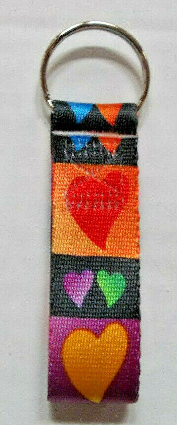 TuffLock Keychain HEARTS 1"x 4" ~ New