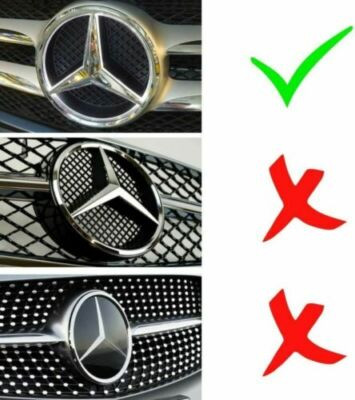 For 2011-2018 Mercedes Benz Illuminated Star Badge Front LED Grill Star Emblem