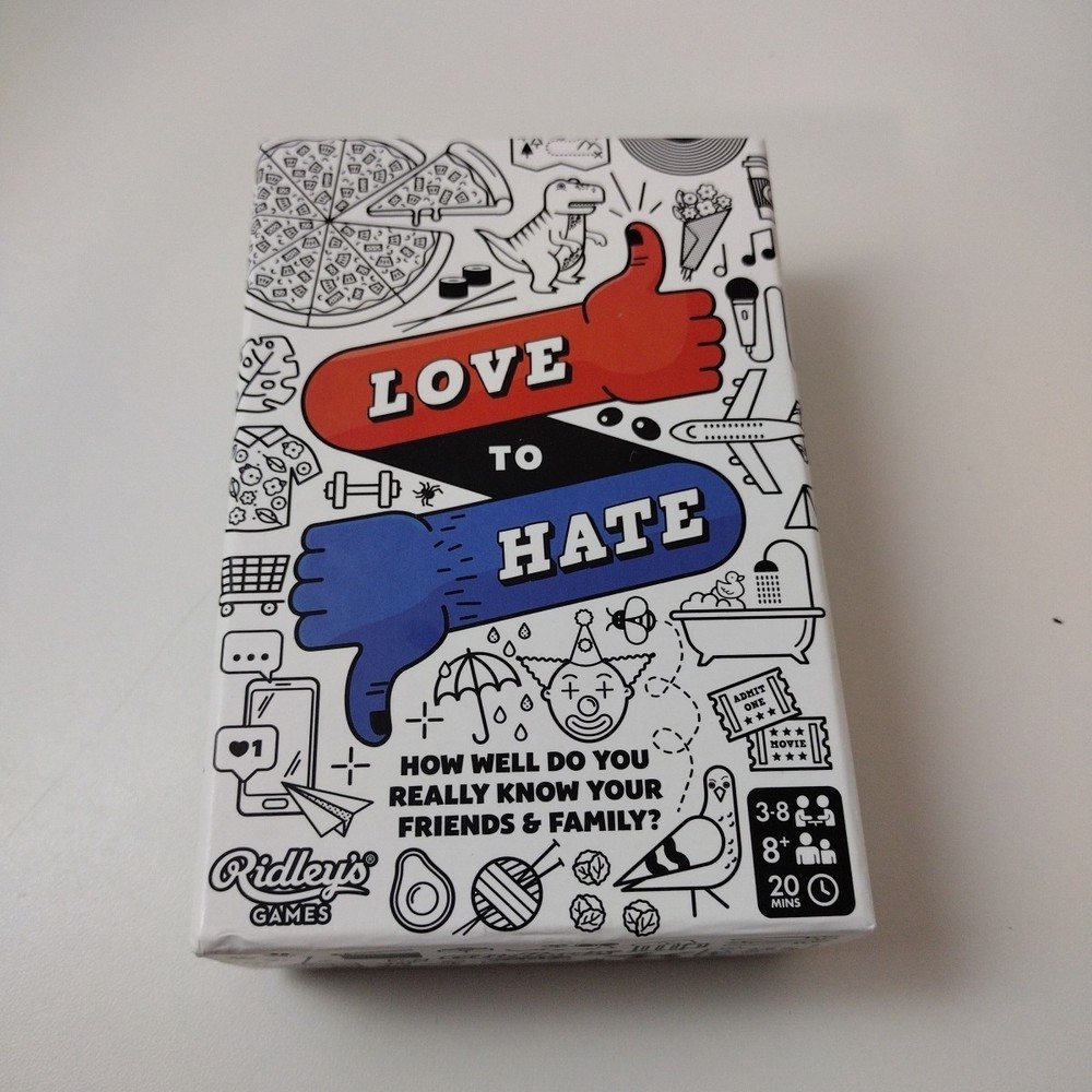 Love to Hate Party Game By Ridley's Games