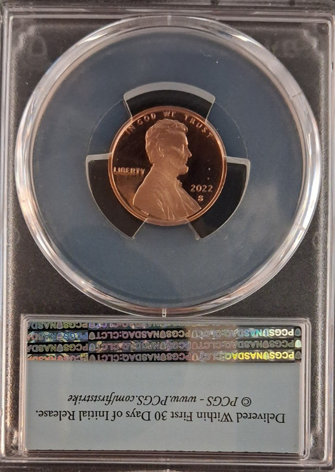 2002-S REVERSE Proof Lincoln Cent-Shield- PCGS PR69 RD DCAM #176