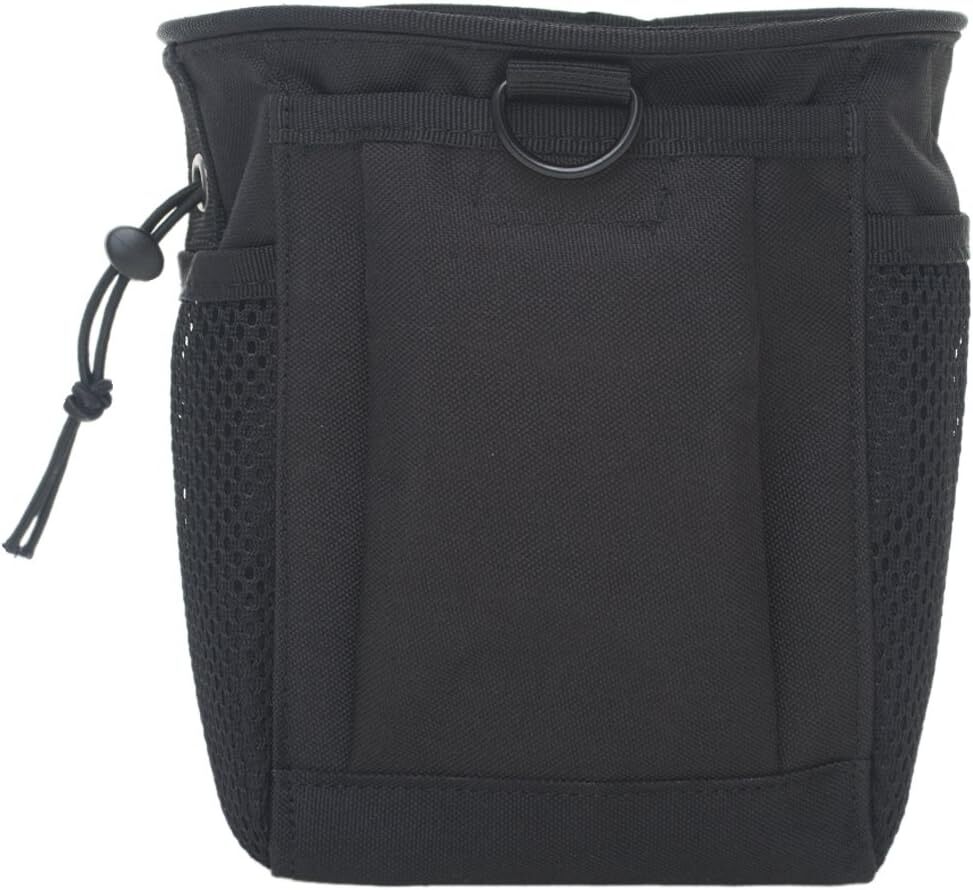 Tactical Molle Drawstring Mags Dump Pouch Shotgun Shell Holder Tool Belt Bag