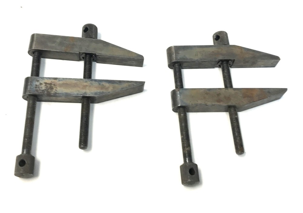 PAIR STARRETT 161E MACHINIST PARALLEL CLAMPS TOOL