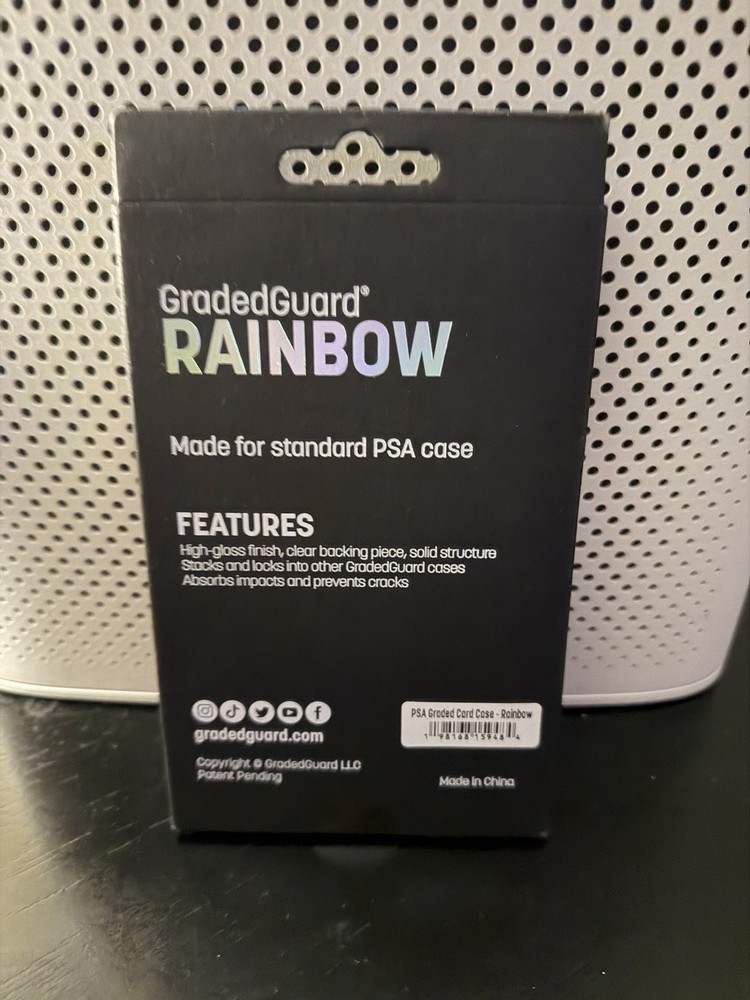 GradedGuard PSA Graded Card Case Guard Protector RAINBOW Limited Edition