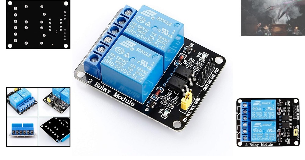 High-Current 2-Channel Relay Board for Arduino & Raspberry Pi - Safe Optocoupler