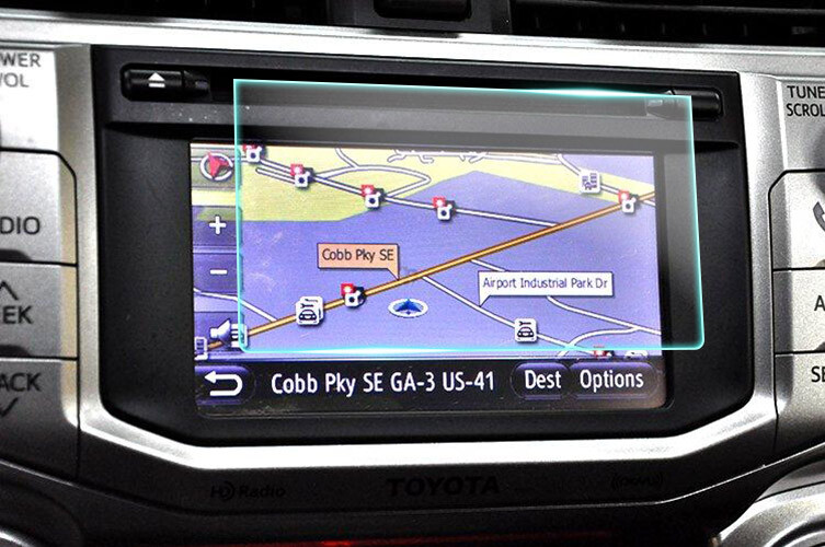 Crystal Clear Screen Protector for 2012 Toyota 4Runner Vehicle Navigation