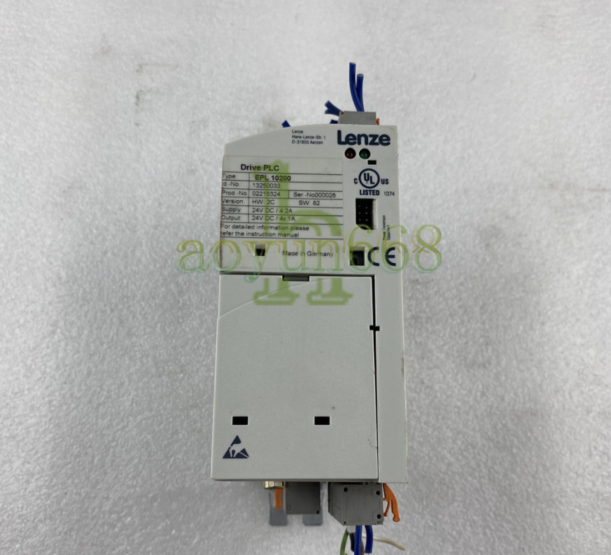 ONE USED LENZE Frequency Converter EPL 10200 EPL-10200