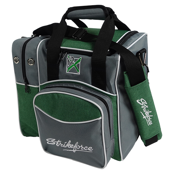 KR Strikeforce Flexx Single Grey/Green 1 Ball Bowling Bag