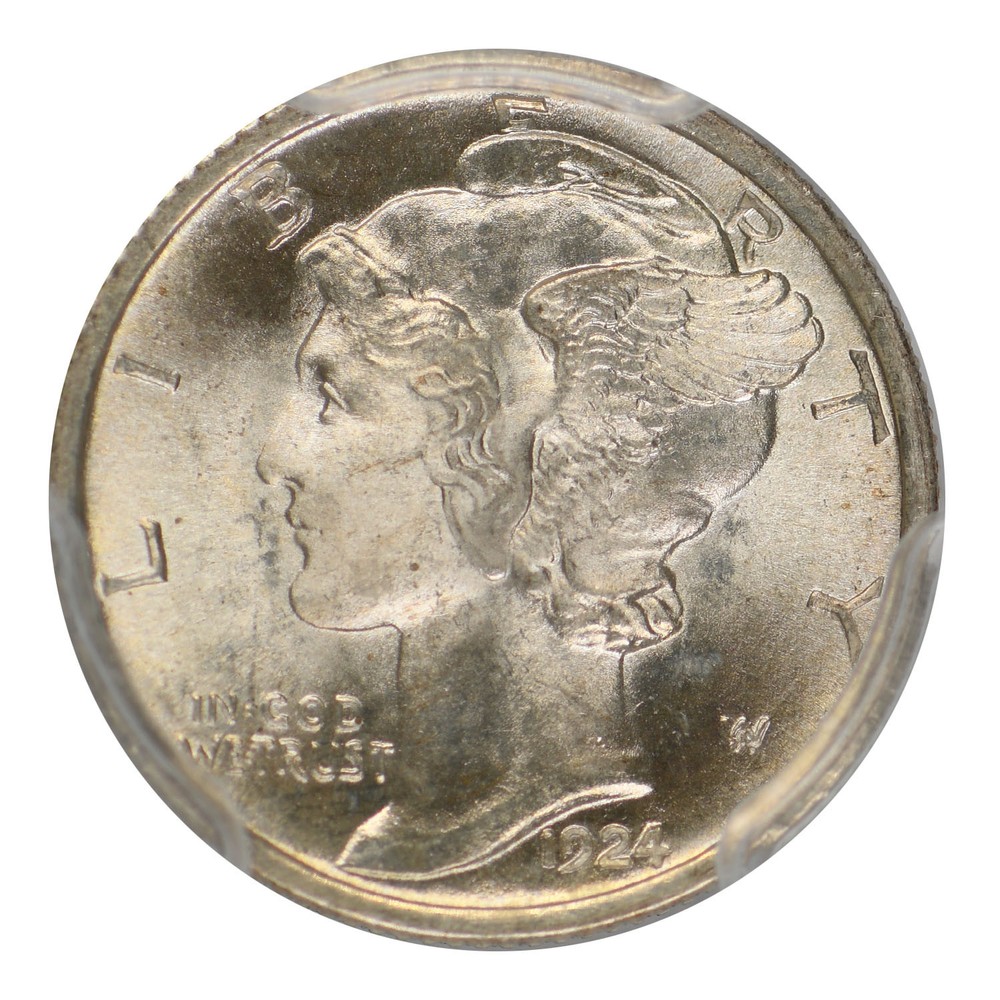 1924 Mercury Dime PCGS MS-65 FB