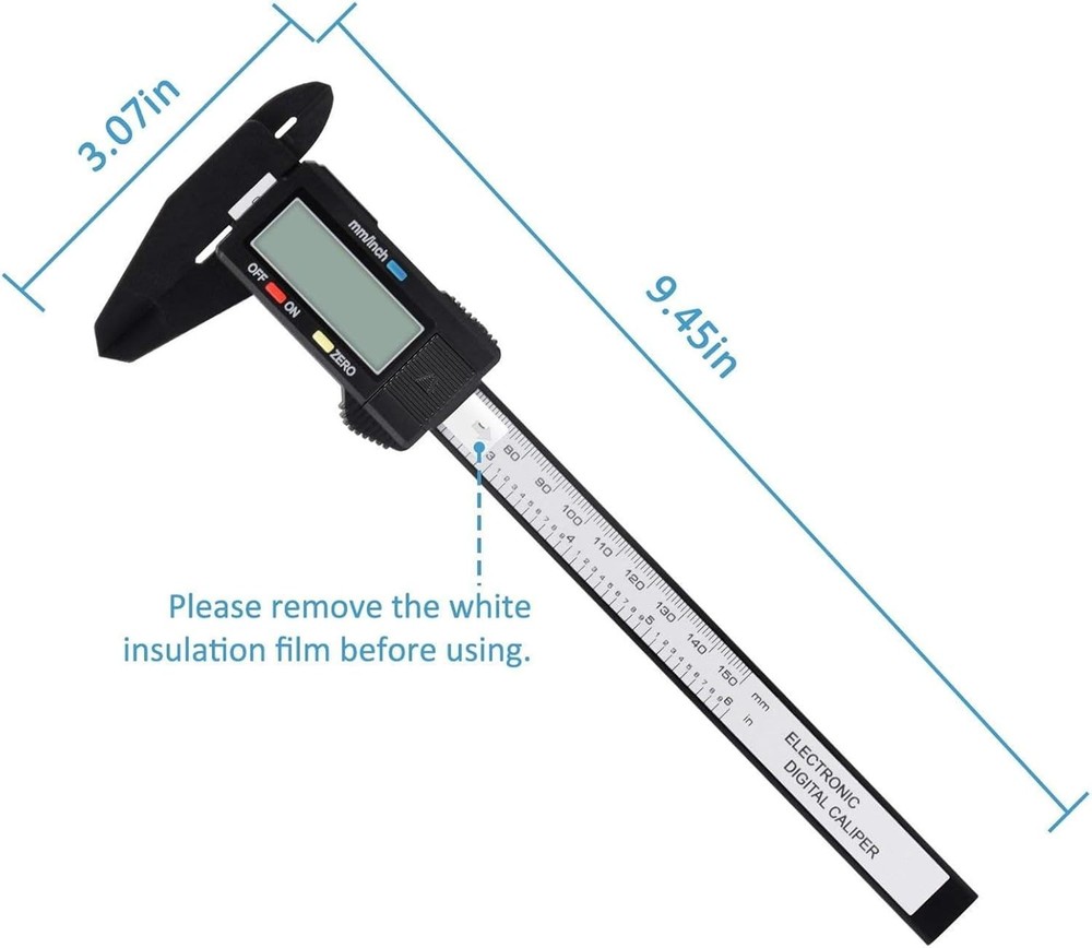 Digital Caliper 6 Black