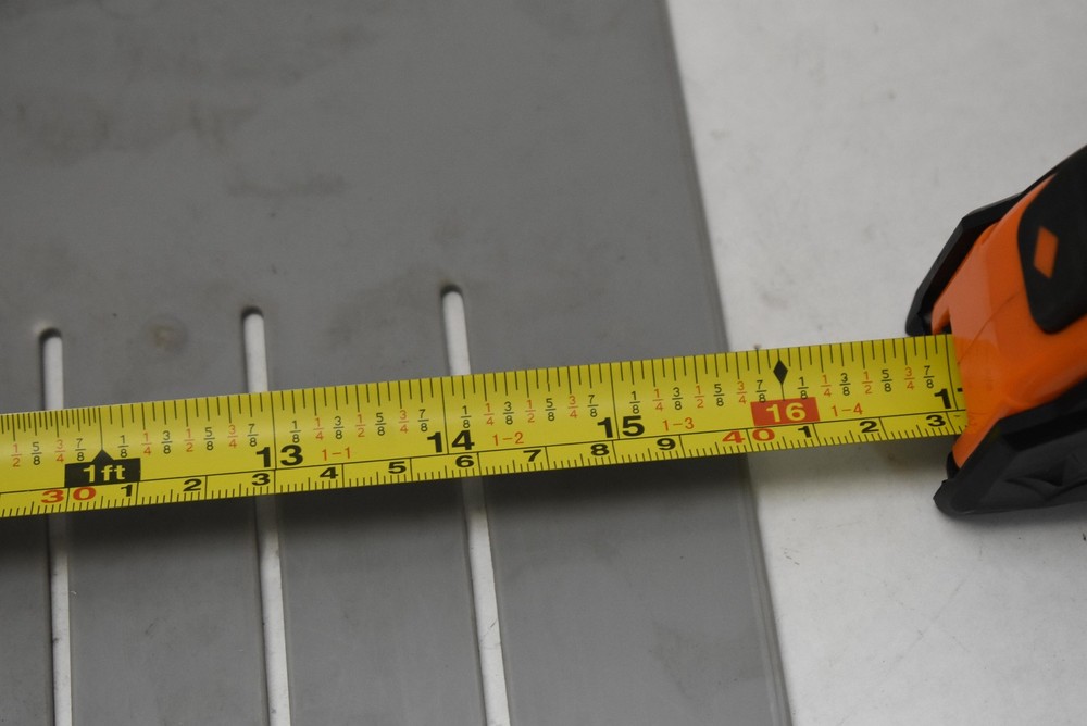 Quantum Storage Systems DS93120 Gray Plastic Slotted Divider Panel Plate