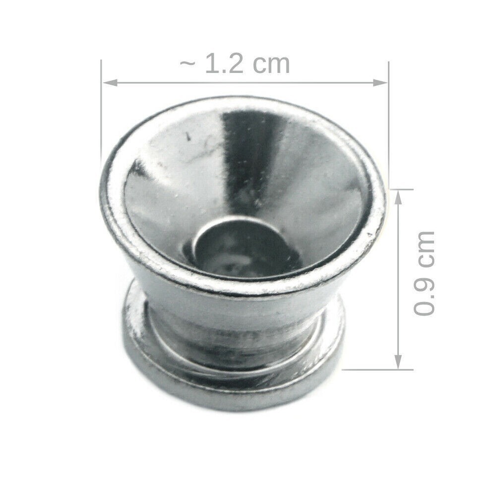 Guitar Strap Button Locks Quick Release Security Retainer Anti-Rust Metal Silver