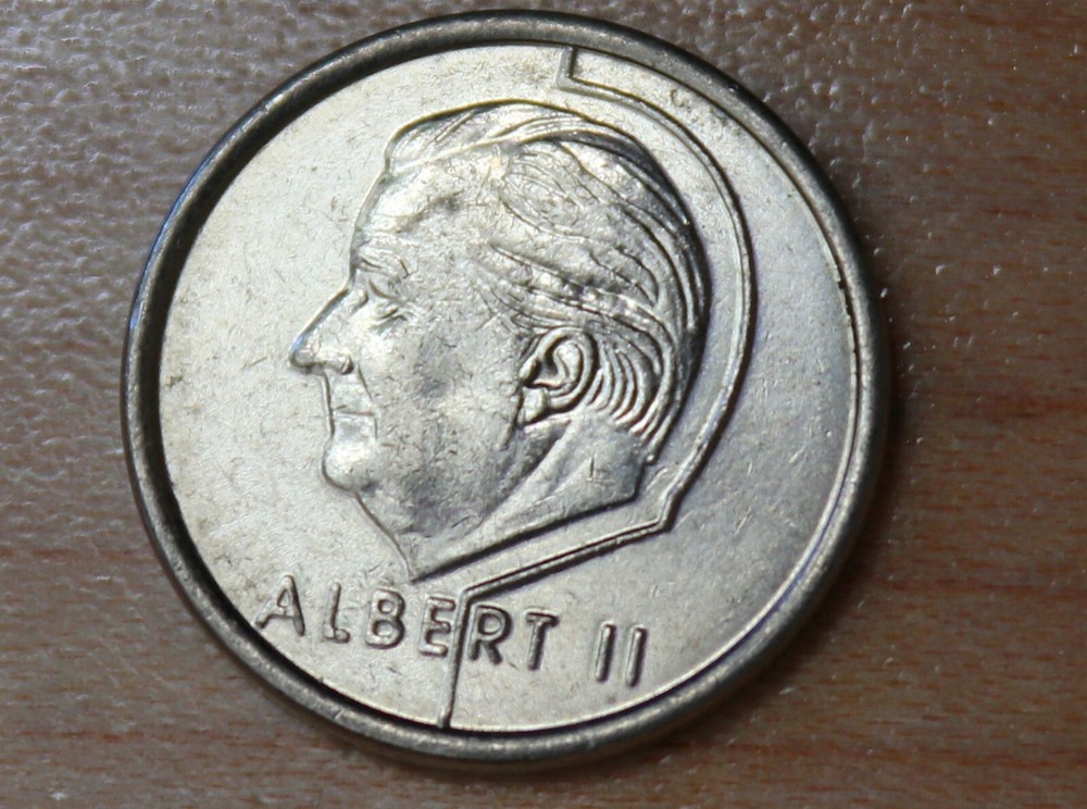 1998 Belgium 1 Franc Dutch text