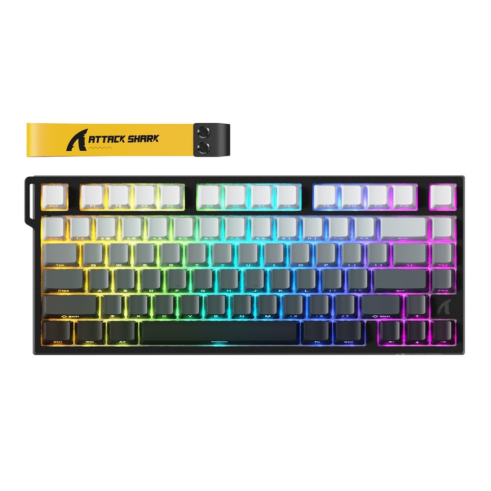 ATTACK SHARK R82 HE Rapid Trigger Keyboard Magnetic Switch with 0.005MM RT