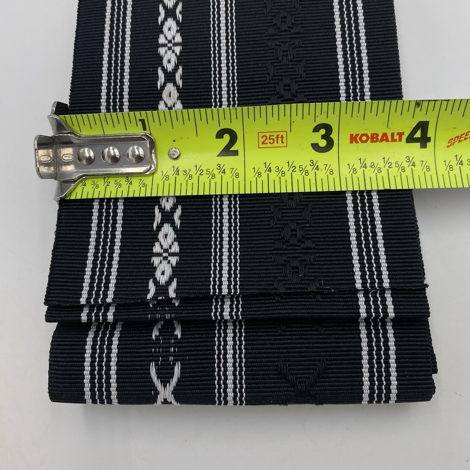 Traditional Japanese Kami Kaku OBI Kimono Belt For Laido BLACK Japan