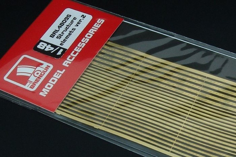 Brengun Models 1/48 STRUCTURAL ELEMENTS SET #2 Photo Etch Detail Set