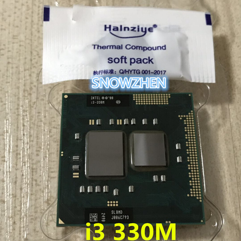 Intel Core CPU i3-330M Dual-Core 2.13GHz/3M SLBMD Socket G1 Laptop Processor