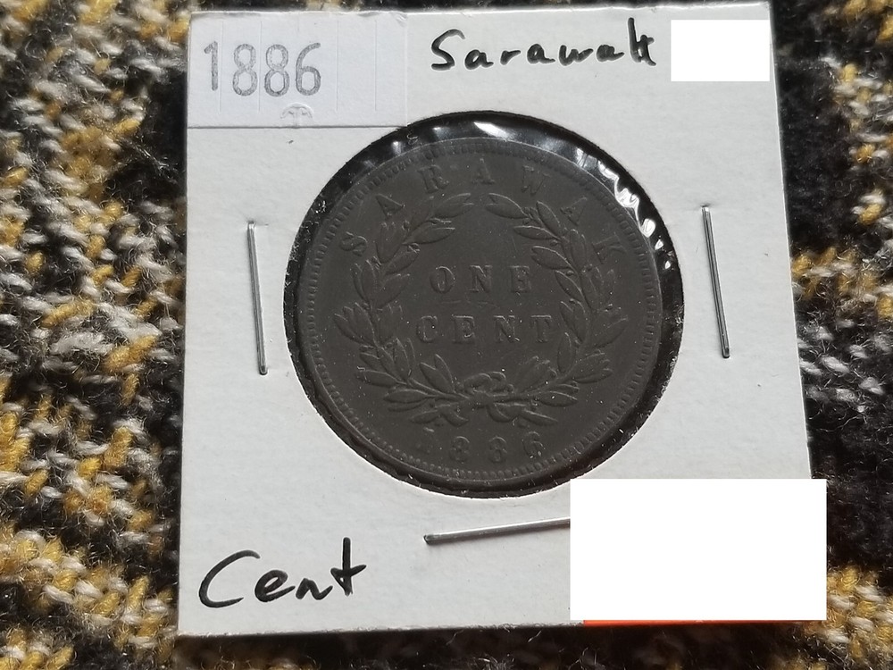 Sarawak 1 Cent 1886 Circulated