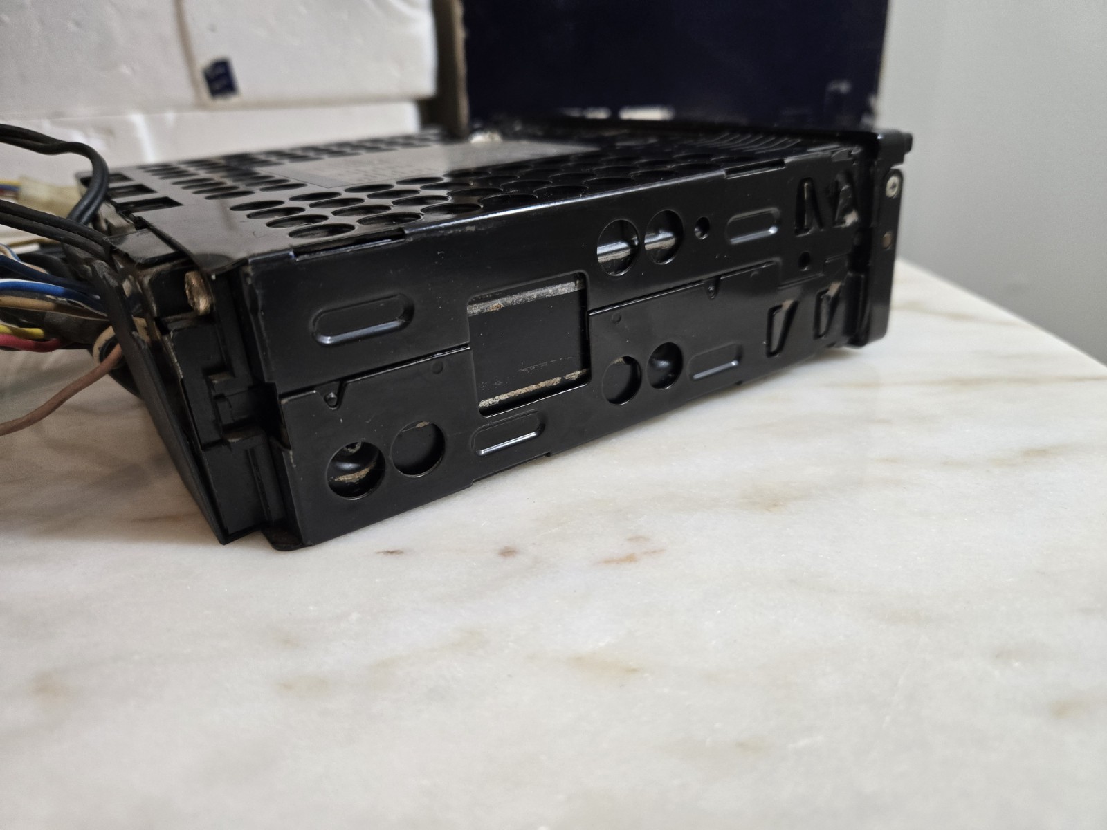 Vintage Rare Alpine 7618 AM FM Cassette Player Tuner Stereo -COMPLETE- UNTESTED