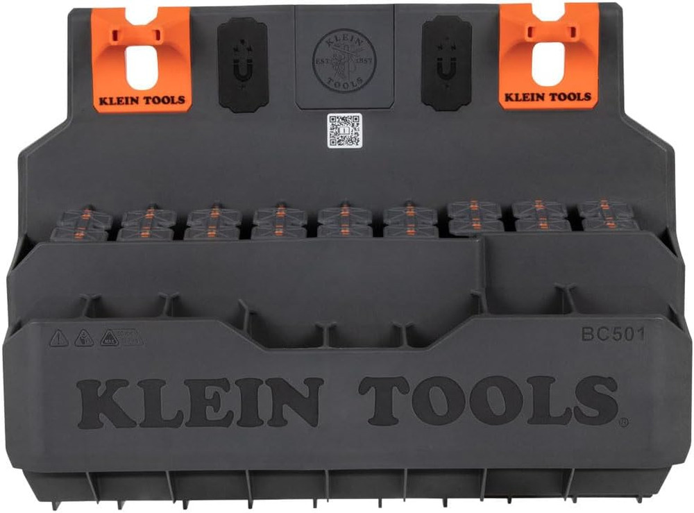 BC501S S-Hook Hard Tool Storage Module, 18 Compartments, Magnetic, Optional S Ho