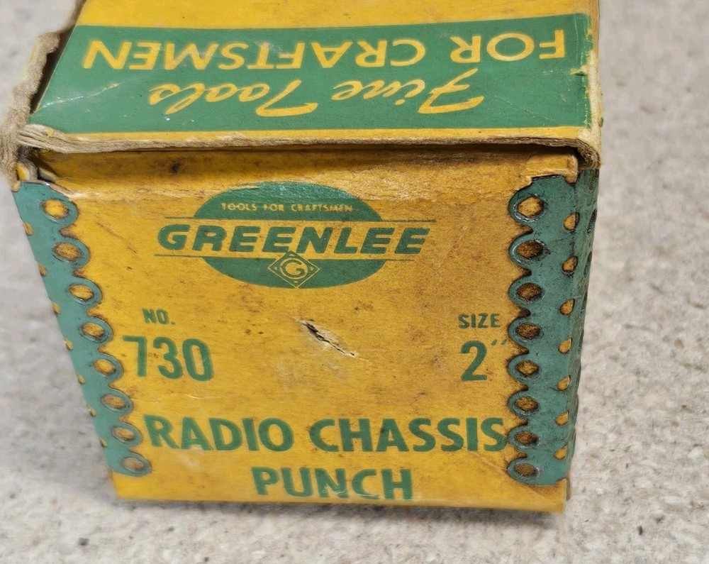 Greenlee No. 730 - 2" diameter punch - knockout