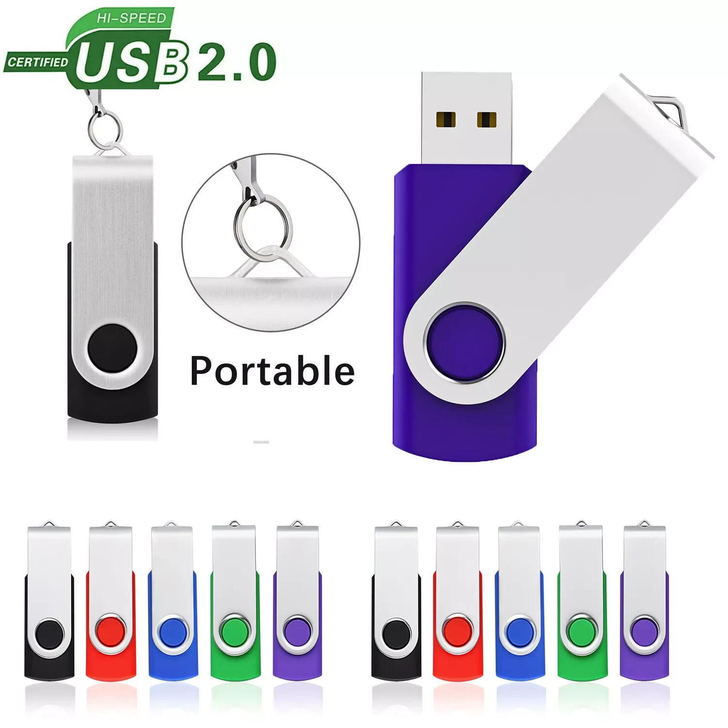50/100 Pack 1MB-2GB Memory Stick USB Flash Drive Thumb Pen U Disk Data Storage