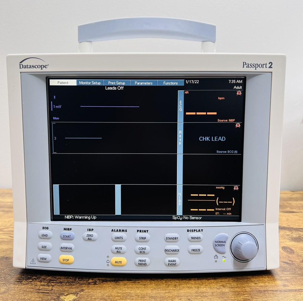 Datascope Mindray Passport 2 - Spo2, ECG, NIBP & Printer - Same Day Shipping