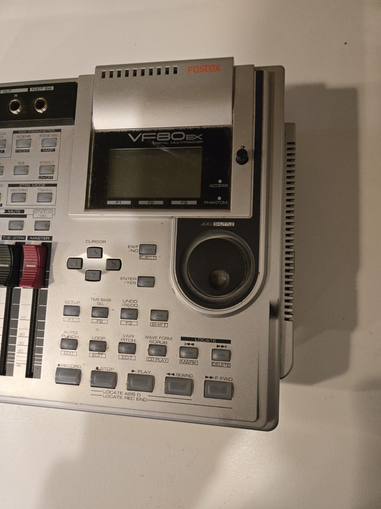 Fostex VF80 ex multi-track recorder Digital Multitracker VF80EX Not Tested