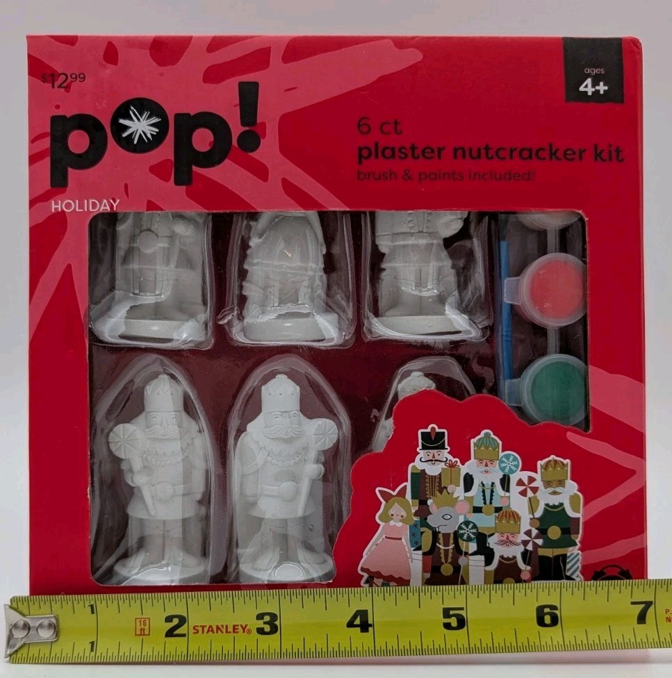 Christmas Paint Kit 6ct Nutcracker Pop!