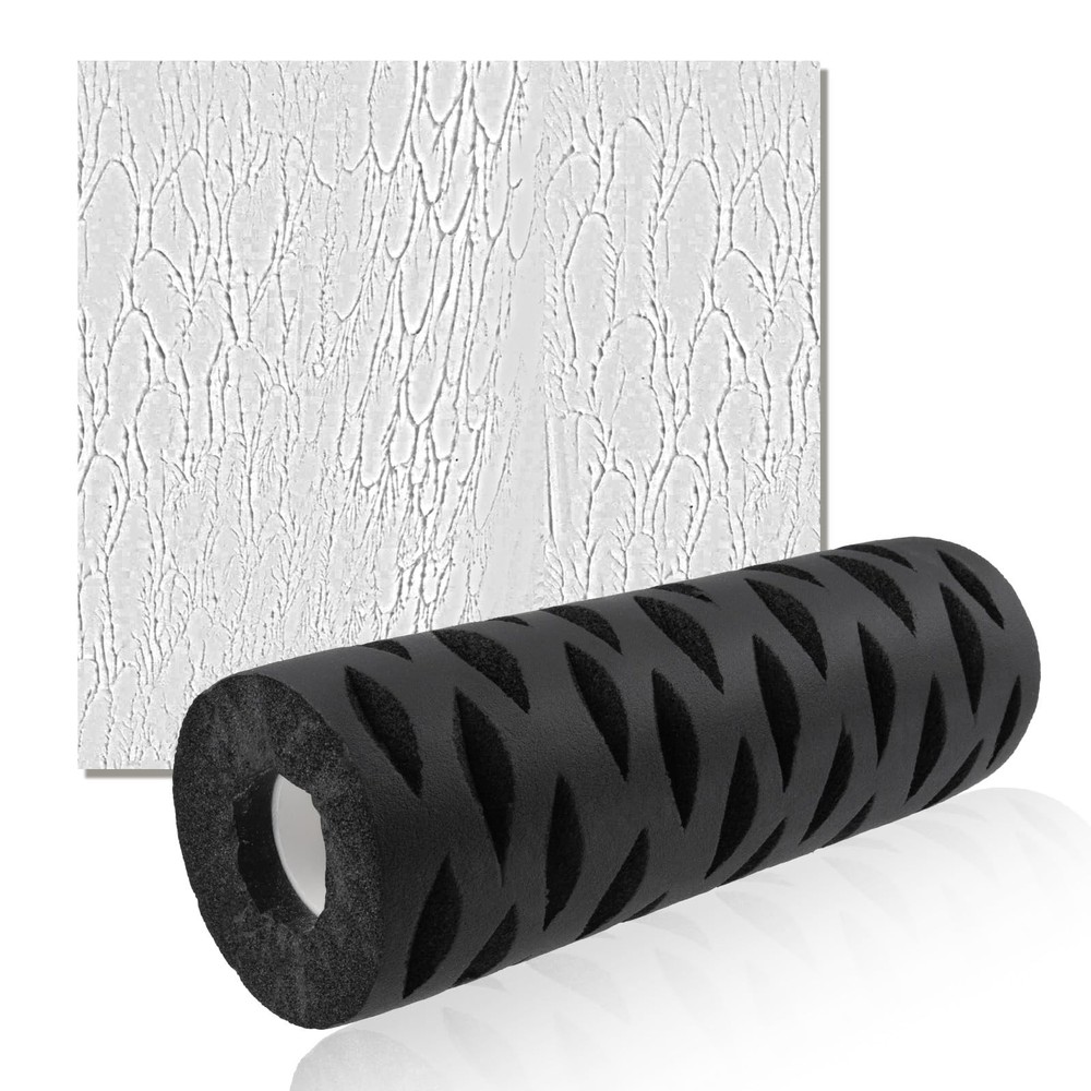 Tree Bark Pattern Drywall Texture Roller, 9-inch, Paint Roller for Walls and ...