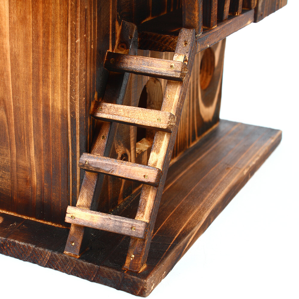 Squirrel House Nesting Box Bird Nature Animals Safety Wooden Nest Protector USA