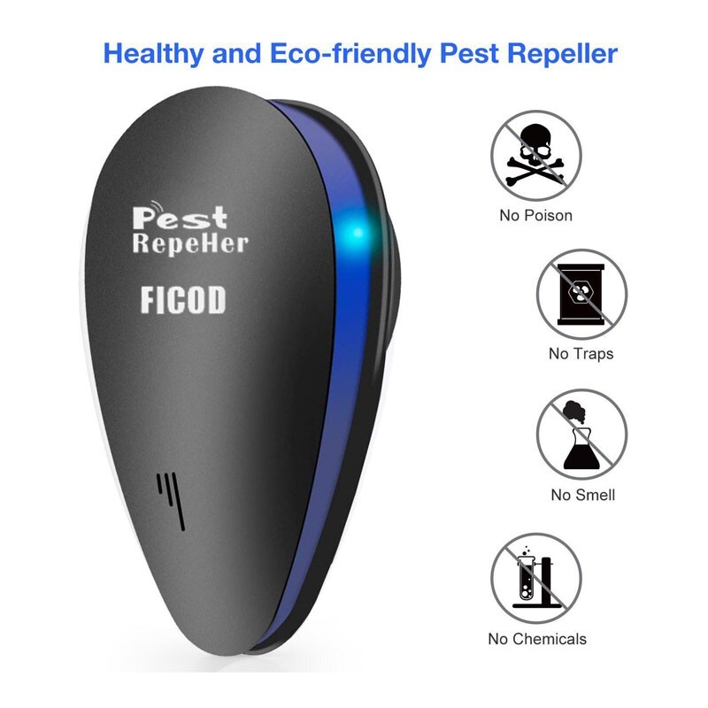 6Pack Ultrasonic Pest Insect Rodent Repeller Mice Rat Bug Electronic Plug-In