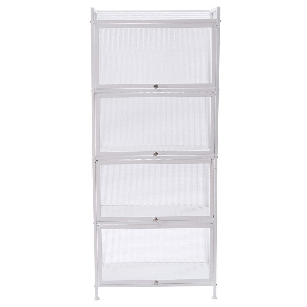 Sideboard Storage Cabinet with 4 Open Shelves for Kitchen