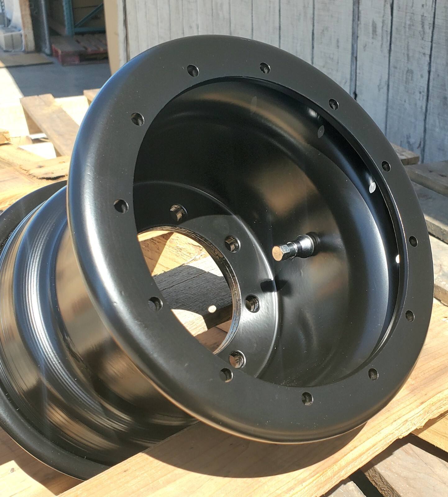 TRX 450R 400EX Rear Wheels Beadlock 9x8 3+5 4/110 Alba Racing OEM Matte BR